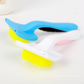 beaded cat scrub brush pet open comb